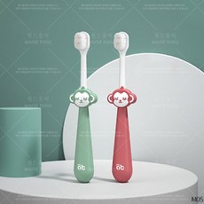 월드홀릭 어린이 칫솔모 물결모양 브러쉬 1세 2세 3세 초미세털 베이비칫솔 dTYS05, 1개, M05