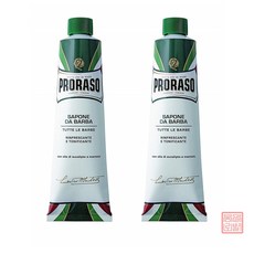 Proraso Shaving Cream Refreshing and Toning 프레라소 쉐이빙 크림 리프레시 앤 토닝 5.2oz(150ml) 2팩, 150ml