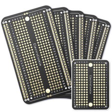 PCB기판 브레드보드형 만능기판 Half Size 아두이노 및 개발용 89 x 52mm, 1.블랙 5개 + 1미니, 1개