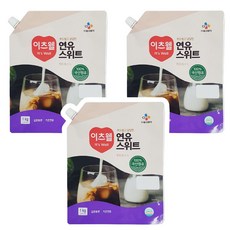 CJ 이츠웰 연유 스위트 1KG, 3개