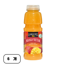 [쿨앤드몰] 랭거스 망고, 6개, 449ml