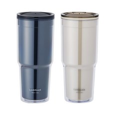 아이스텀블러 락앤락 더블월 차량용 콜드컵 베이지 900ml