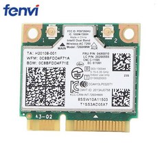 IBM Lenovo Thinkpad 무선 WiFi 카드 Intel Wireless-ac 7260 7260HMW 867Mbps 802.11 ac 미니 PCI-E 듀얼, 한개옵션0