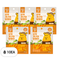 피랩 호박개구마 말랭이 혼합 고구마 강아지 간식, 307g, 10개