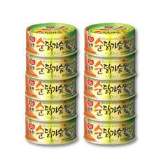 동원 순닭가슴살 통조림, 90g, 10개