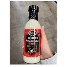 Private Selection Fire Roasted Poblano Ranch Dressing 프라이빗셀렉션 파이어 로스티드 포블라노 랜치 드레싱 12oz(354ml) 4팩, 4개