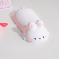 뉴프렐류드 메모리폼 귀여운 마우스 손목 받침대, 1개, 토끼