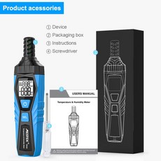 휴대용 온도 습도 측정기 LCD 디스플레이 디지털 습도계 CF 유닛 온도 주변 측정기, [02] TH10 Tool kits