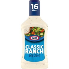 크래프트 클래식 랜치 샐러드 드레싱, 473ml, 4개