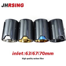 자동차 장식용 탄소 섬유 배기 팁 업그레이드 및 수정 BMW M2 M3 M4 M135i M235i M140i M240i M335i M340i M435i M440i 1PC, 10) other 사이즈