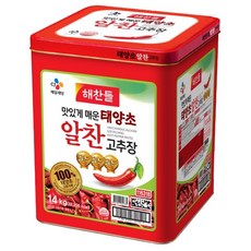 해찬들 태양초 알찬 고추장, 14kg, 1개