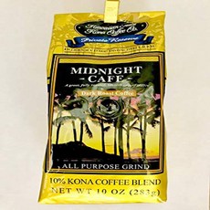 Private Reserve Midnight Cafe Dark Roast 10% Kona Coffee Grind 프라이빗 리저브 미드 나잇 카페 다크 로스트 10 % 코나 커피 그, nullp