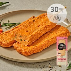 [꼬꼬빌] 심쿵 어묵바 매콤한맛 70g 30팩, 심쿵어묵바 매콤한맛 70g 30팩