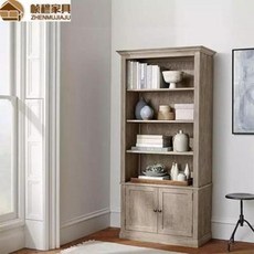 원목그릇장 컵보드 아메리칸 컨트리 원목 책장 유럽식 오크주 찬장 프렌치 빈티지 헌책장 전, 01 책장, 01 0.60.8미터 너비