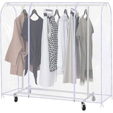행거덮개 행어 옷장 50x150x100cm 캐비닛 브래킷 의류 먼지 수직 커버 넓은, 1개, 1개입