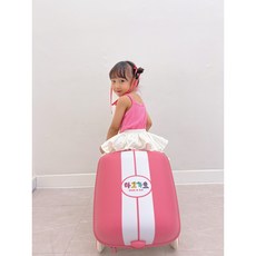 타고가요 RIDE & GO ﻿3 in 1 Riding Luggage﻿, 오리지널 핑크