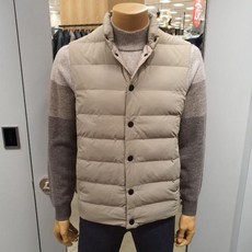 인디안 20년 F/W 남성 고급 신슐레이트 가로퀼팅 패딩조끼 베스트 MISQCVF8571GS NC