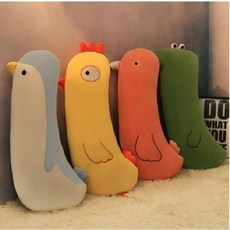 깜찍한 동물 2인용 롱 베개 안고자는 바디필로우, 펭귄