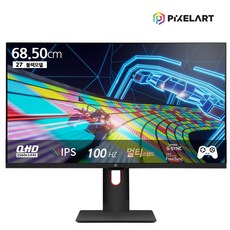 픽셀아트 PIXELART PAQ2710F 멀티스탠드 100Hz QHD IPS 27형 모니터 일반