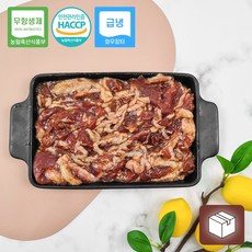 전남 구례 유황오리 간장 주물럭 500g 지리산오리 초복 중복 말복, 1개