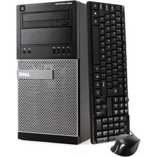 Dell Optiplex 9020 비즈니스 타워 컴퓨터 4세대 데스크톱 PC 인텔 코어 i54570 8GB 램 500GB HDD WiFi VGA 디스플레이 포트 Win 10 P - i54570