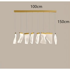 장식 거실용 가정 걸이형 천장 식당 실내 램프 조명 펜던트 샹들리에 북유럽, 30) 8 heads long - 웜 화이트