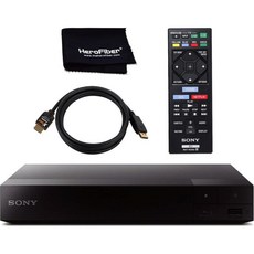소니 4K 업스케일링 3D 홈 시어터 스트리밍 블루레이 DVD 플레이어Wi-Fi 포함 HDMI 케이블 공식 리모컨 및 천