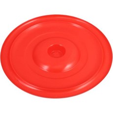 플라스틱 양동이 뚜껑 야외 쓰레기통 보호제 액세서리 교체 덮개 원형, 0.00X0.00X0.00CM, Red, Red, 1개