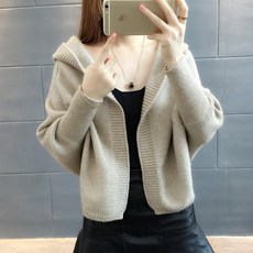 디에프 여리앤더 가오리 가디건 루즈핏 오버핏