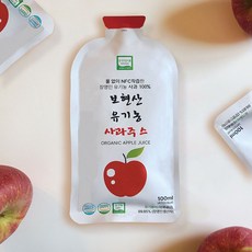 친환경 마음밭 국내산 유기농 사과즙 30포 NFC착즙 100% (유기농사과 HACCP인증)