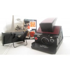블랙 SX-70 폴라로이드 알파 모델 2 인스턴트 카메라(알파 2), 단일옵션
