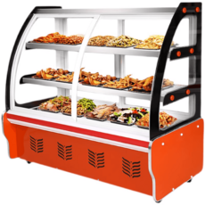 정육점 식당 대형마트 평대 정육쇼케이스 냉장고, 아크 - 전후면 개방 130x65x123