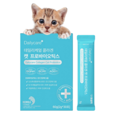 펫생각 고양이 전용 특허받은 유산균 면역력 프로바이오틱스 히알루론산 피부 콜라겐 장 건강 영양제, 무향무취, 면역력강화 피부/털개선 변비개선, 1개