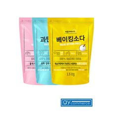 gy커머스_ 무궁화 바른세제연구소 베이킹소다 과탄산소다 구연산 1.5kg, 1. 베이킹소다 1.5kg, 1개