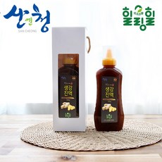 힐링힐 지리산 산청 맵지않은 생강차 생강원액 400ml, 1개입