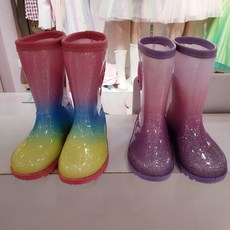 무지개레인부츠