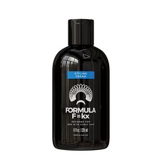 Formula F=kx 컬 스타일링 크림 (226.8g(8온스)) 곱슬머리부터 코일리 (타입 2a-3c) 또는 거친 머리카락을 가진 남성용 폴리쿼터늄-69 기술 사용 알코올, 1개 - 폴리쿼터늄