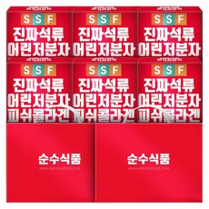 순수식품 석류 저분자 콜라겐 젤리 스틱, 300g, 6개