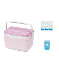 미니멀 캠핑 차박 아이스박스 5.5L 간이 미니 소형 보냉박스, 5.5L 핑크 (얼음팩