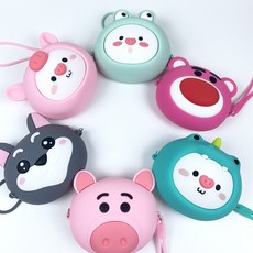 실리콘공룡크로스백