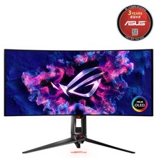 [공식인중점]에이수스 ASUS 34인치 OLED 울트라와이드 커브드 컴퓨터 게이밍 모니터 ASUS ROG SWIFT PG34WCDM 고해상도 WQHD 240Hz 0.03ms