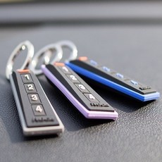 ksw80302 로카 스타일 차량용 넘버 키홀더 qs247 3컬러, 퍼플