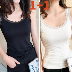 더모아 고급스런 레이스 이너 나시 1+1 오엘 고급스런 이너 레이스 나시 1+1