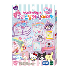 위드림 산리오캐릭터즈 크리스탈 키링메이커 리필, 믹스, 4개