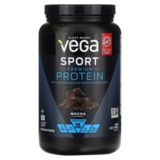 Vega Sport 퍼포먼스 프로틴 파우더 모카 812g(28.6oz)옵션확인필수, 810.8 g