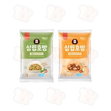 (냉동)[삼립] 호빵 3가지맛, 1세트, 240g
