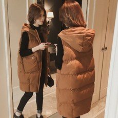 여성 패딩 조끼 387