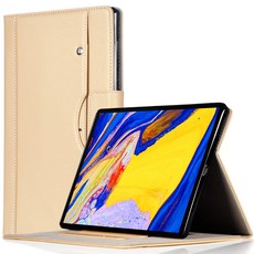 태블릿보호커버 테블릿pc케이스 적용 Lenovo M10PLU S 보호케이스 103 인치 테블렛PC TBX606F N커버, 업그레이드 비지니스 타입 ：골드 （수