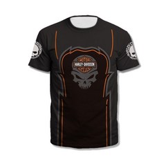 오토바이 레이싱 바이크 옷 반팔 티셔츠 할리데이비슨 빅사이즈 머슬핏 간지 레트로 구제 Harley Davidson