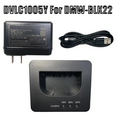 파나소닉 DMW-BLK22 LUMIX S5 DC-S5 II G9 GH5S GH6 GH5M2 호환 DVLC1005Y 충전기